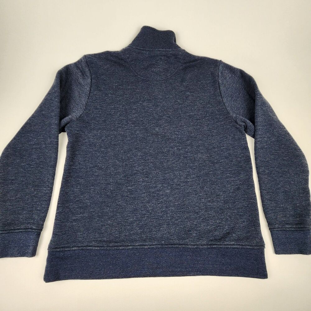 Orvis Fly Fishing Pullover Mens M Blue 1/4 Zip Embroidered Fly Sweatshirt - Picture 13 of 14